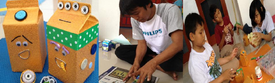 Workshop Pelatihan Sampah Jadi Uang Celengan Ken di Cibubur